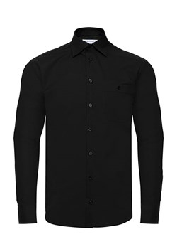 Bodara koszula męska czarna Regular  z długim rękawem ze sklepu ATELIER-ONLINE w kategorii Koszule męskie - zdjęcie 124181565