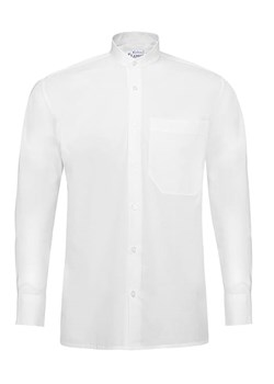 Bodara koszula biała na stójce z długim rękawem ze sklepu ATELIER-ONLINE w kategorii Koszule męskie - zdjęcie 124181567
