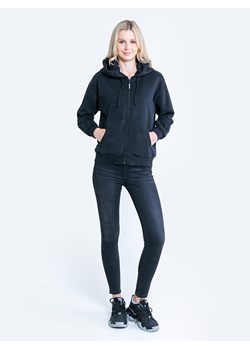 Bluza damska z kapturem rozpinana czarna Jane 906 ze sklepu Big Star w kategorii Bluzy damskie - zdjęcie 124441207