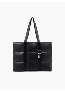 Cropp - Pikowana torba shopper - czarny ze sklepu Cropp w kategorii Torby Shopper bag - zdjęcie 124580868