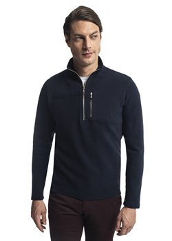 Granatowa bluza typu troyer Tennis Morte ze sklepu Eye For Fashion w kategorii Bluzy męskie - zdjęcie 124656356