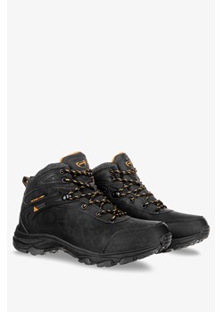 Czarne buty trekkingowe sznurowane Badoxx MXC8300-W ze sklepu Casu.pl w kategorii Buty trekkingowe męskie - zdjęcie 124707509