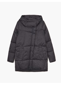 Cropp - Pikowana kurtka puffer z kapturem - czarny ze sklepu Cropp w kategorii Kurtki damskie - zdjęcie 124945628