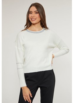 Sweter z połyskującą nitką ze sklepu MONNARI w kategorii Swetry damskie - zdjęcie 125040979
