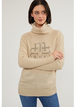 Golf damski z logo ze sklepu MONNARI w kategorii Swetry damskie - zdjęcie 125041128