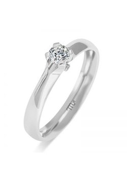 Pierścionek z diamentem zaręczynowy próba 585 ze sklepu LOVRIN w kategorii Pierścionki - zdjęcie 125423547