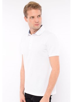 koszulka polo męska di selentino biała ze sklepu Royal Shop w kategorii T-shirty męskie - zdjęcie 125503736