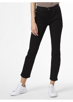 Calvin Klein Spodnie  Kobiety Sztuczne włókno czarny jednolity ze sklepu vangraaf w kategorii Spodnie damskie - zdjęcie 125539206