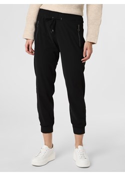 s.Oliver BLACK LABEL Spodnie  Kobiety Sztuczne włókno czarny jednolity ze sklepu vangraaf w kategorii Spodnie damskie - zdjęcie 125540075