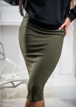 Spódnica elastic zielona ze sklepu Sklep Fason w kategorii Spódnice - zdjęcie 125541216