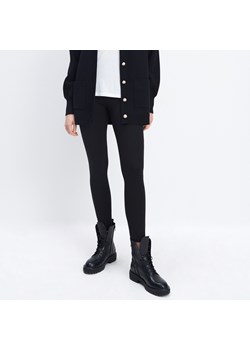 Mohito - Legginsy z zamkami - czarny ze sklepu Mohito w kategorii Spodnie damskie - zdjęcie 125590455