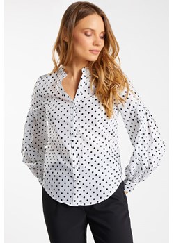 Koszulowa bluzka w grochy ze sklepu MONNARI w kategorii Koszule damskie - zdjęcie 125600238
