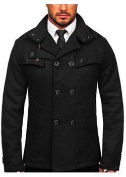 Płaszcz męski czarny Denley 8857 ze sklepu Denley w kategorii Płaszcze męskie - zdjęcie 125728687