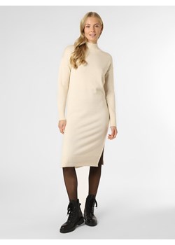 Esprit Collection - Sukienka damska z dodatkiem kaszmiru, beżowy ze sklepu vangraaf w kategorii Sukienki - zdjęcie 125730977