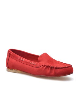 Mokasyny Sergio Leone MK722 Czerwone ze sklepu Arturo-obuwie w kategorii Mokasyny damskie - zdjęcie 125773705