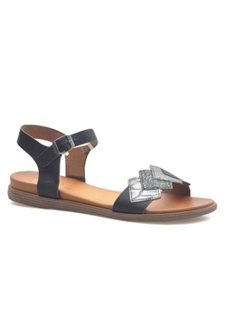 Sandały Sergio Leone SK049 Czarne ze sklepu Arturo-obuwie w kategorii Sandały damskie - zdjęcie 125774669