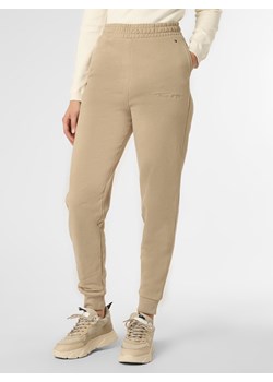 Tommy Hilfiger - Damskie spodnie dresowe, beżowy ze sklepu vangraaf w kategorii Spodnie damskie - zdjęcie 125969996