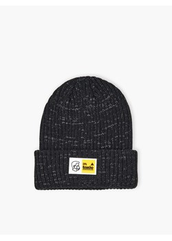 Cropp - Prążkowana czapka beanie - czarny ze sklepu Cropp w kategorii Czapki zimowe męskie - zdjęcie 126048808