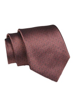 Krawat Klasyczny, Brązowy, Miedziany w Drobny Rzucik, Męski, Szeroki 8 cm, Elegancki -CHATTIER KRCH1264 ze sklepu JegoSzafa.pl w kategorii Krawaty - zdjęcie 126069215