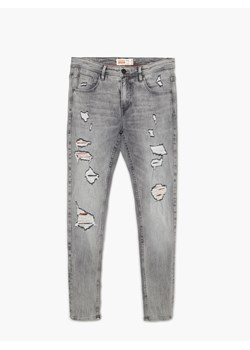 Cropp - Jeansy skinny - jasny szary ze sklepu Cropp w kategorii Jeansy męskie - zdjęcie 126153899