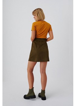 Trapezowa spódnica z imitacji zamszu ze sklepu Moodo.pl w kategorii Spódnice - zdjęcie 126156035