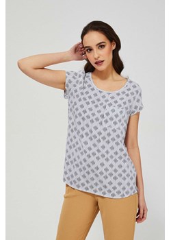 Bluzka koszulowa z wiskozy ze sklepu Moodo.pl w kategorii Bluzki damskie - zdjęcie 126156969