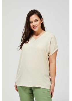 Bluzka koszulowa oversize ze sklepu Moodo.pl w kategorii Bluzki damskie - zdjęcie 126159407