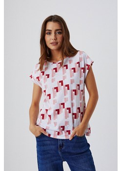 Bawełniana bluzka ze sklepu Moodo.pl w kategorii Bluzki damskie - zdjęcie 126161358