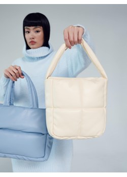 Cropp - Mała torebka tote - kremowy ze sklepu Cropp w kategorii Torby Shopper bag - zdjęcie 126215135