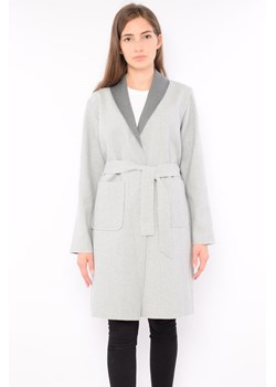 płaszcz damski szary ze sklepu Royal Shop w kategorii Płaszcze damskie - zdjęcie 126256806