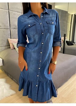 Armani Jeans Jeansowa sukienka niebieski W stylu casual Moda Sukienki Jeansowe sukienki 