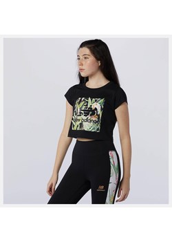 Bluzka damska New Balance z okrągłym dekoltem młodzieżowa 