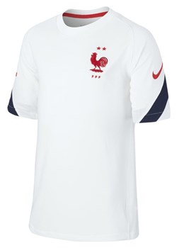T-shirt chłopięce Nike biały z krótkim rękawem 