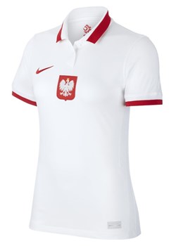 Damska koszulka piłkarska Poland 2020 Stadium Home - Biel ze sklepu Nike poland w kategorii Bluzki damskie - zdjęcie 126288918