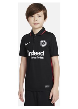 Koszulka piłkarska dla dużych dzieci Eintracht Frankfurt Stadium 2021/22 (wersja domowa) - Czerń ze sklepu Nike poland w kategorii T-shirty chłopięce - zdjęcie 126289396