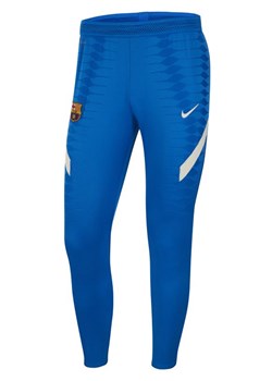 Męski spodnie piłkarskie Nike Dri-FIT ADV FC Barcelona Strike Elite - Niebieski ze sklepu Nike poland w kategorii Spodnie męskie - zdjęcie 126289578