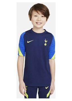 Koszulka piłkarska z krótkim rękawem dla dużych dzieci Nike Dri-FIT Tottenham Hotspur Strike - Niebieski ze sklepu Nike poland w kategorii T-shirty chłopięce - zdjęcie 126289666