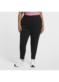 Spodnie damskie Nike Sportswear Tech Fleece (duże rozmiary) - Czerń ze sklepu Nike poland w kategorii Spodnie damskie - zdjęcie 126290888