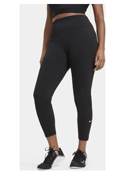 Damskie legginsy ze średnim stanem Nike One (duże rozmiary) - Czerń ze sklepu Nike poland w kategorii Spodnie damskie - zdjęcie 126292725