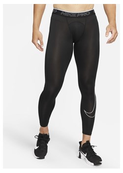 Legginsy męskie Nike Pro Dri-FIT - Czerń ze sklepu Nike poland w kategorii Spodnie męskie - zdjęcie 126292908