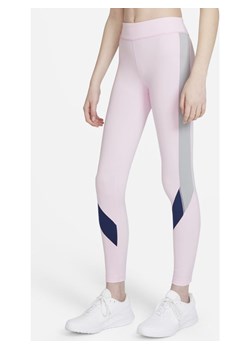 Legginsy dla dużych dzieci (dziewcząt) Nike Dri-FIT One - Różowy ze sklepu Nike poland w kategorii Spodnie dziewczęce - zdjęcie 126293665