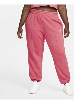 Spodnie damskie Nike różowe w sportowym stylu 