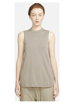 Damska koszulka bez rękawów Nike ESC - Brązowy ze sklepu Nike poland w kategorii Bluzki damskie - zdjęcie 126293979