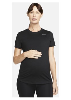 Ciążowy T-shirt damski Nike Dri-FIT (M) - Czerń ze sklepu Nike poland w kategorii Bluzki ciążowe - zdjęcie 126295256