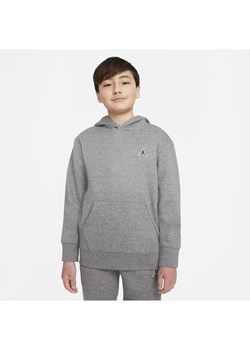 Bluza z kapturem dla dużych dzieci (chłopców) Jordan - Szary ze sklepu Nike poland w kategorii Bluzy chłopięce - zdjęcie 126295506