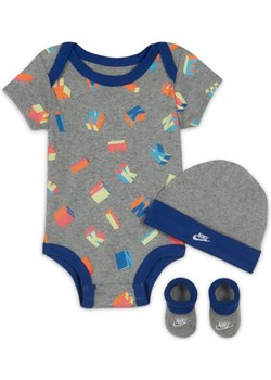 Odzież dla niemowląt szara Nike bawełniana 