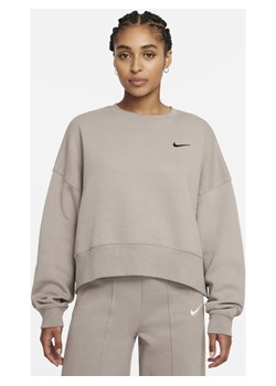 Damska krótka bluza z dzianiny Nike Sportswear - Czerń ze sklepu Nike poland w kategorii Bluzy damskie - zdjęcie 126295585