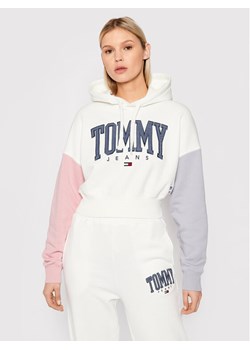 Biała bluza damska Tommy Jeans młodzieżowa 