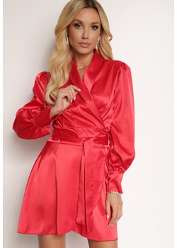 Czerwona Sukienka Actanie ze sklepu Renee odzież w kategorii Sukienki - zdjęcie 126437059