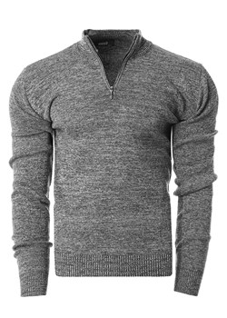 Sweter/bluza S8221 szary ze sklepu Risardi w kategorii Swetry męskie - zdjęcie 126437837